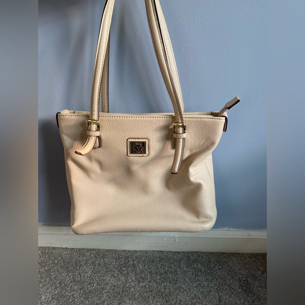 Anne Klein white purse